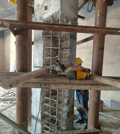 柳州增大截面加固施工工藝流程