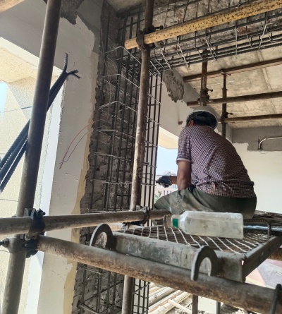 桂林高檔酒店加固改造植筋工程案例